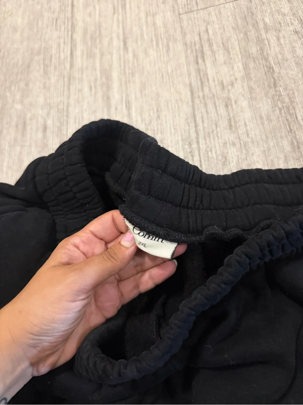 Comfrt black fleece